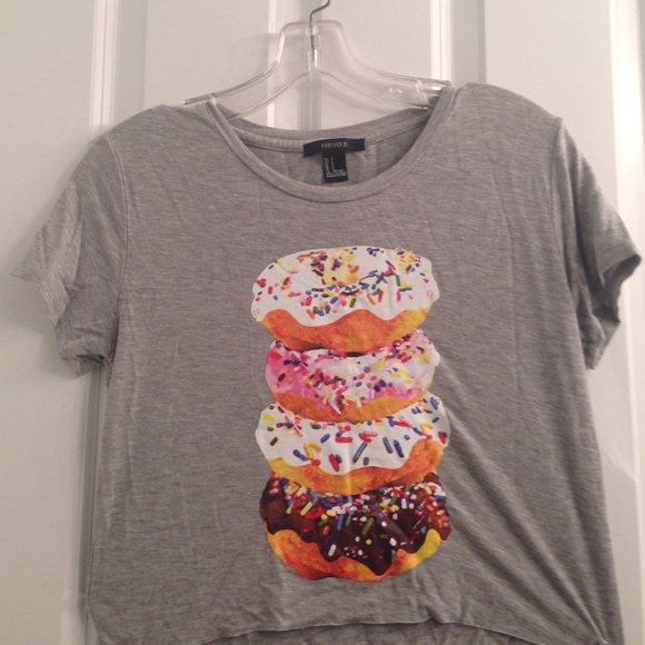 Sprinkled Donut Crop Top - Picture 1 of 1