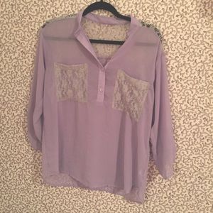 Lavender Lacey Top