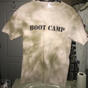 TIE DYE BOOT CAMP TEE T SHIRT