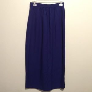 Blue Maxi Skirt