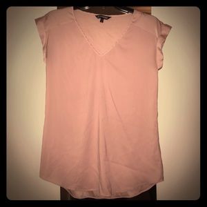 Light pink V-cut shirt