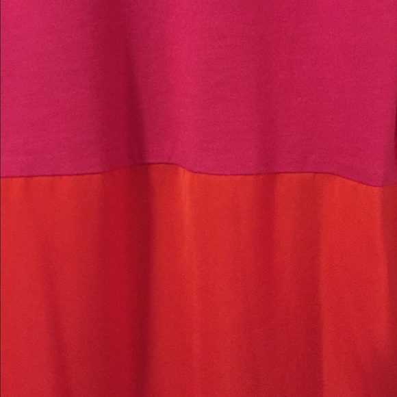 Pink and orange color block tank - Picture 3 of 3