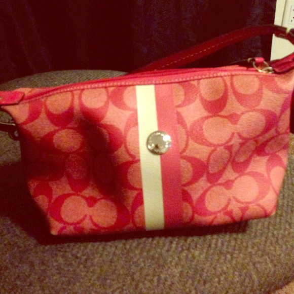 Pink night out Coach Purse