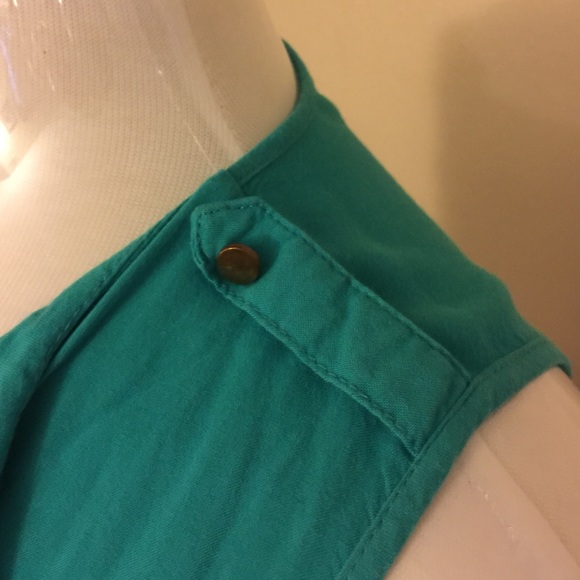 Teal tank top - Picture 4 of 4