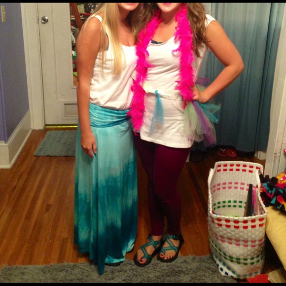 Tie dye / ombré maxi skirt - Picture 3 of 4