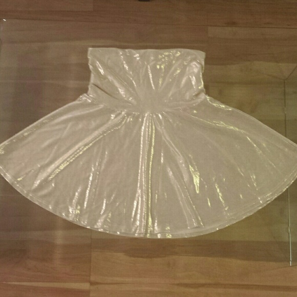Light Gold Sparkle Skirt