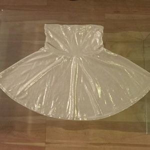 Light Gold Sparkle Skirt