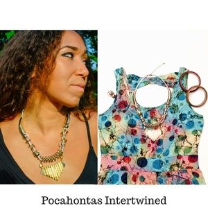 'Pocahontas Intertwined' Statement Necklace