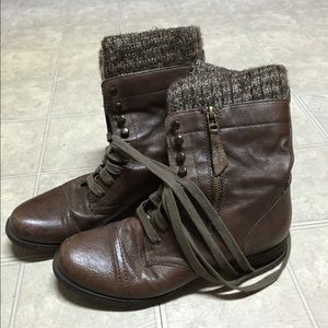 Steven madden combat boots!
