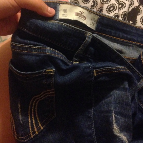 Hollister denim skinny jeans!!