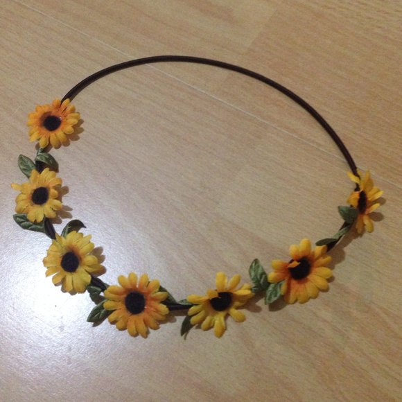Sunflower headband