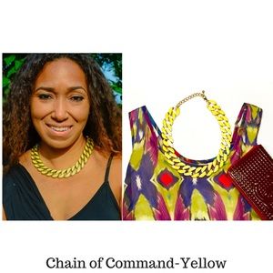'Chain of Command' Statement Necklace