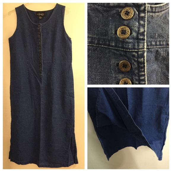 Requirements Denim Petite Dress M