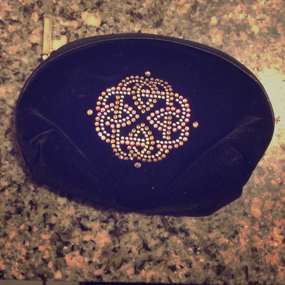 Black Velvety Evening Bag