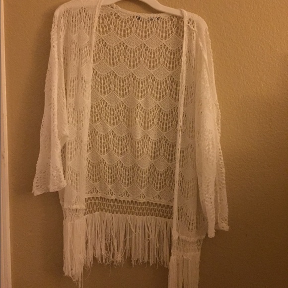 Lace kimono