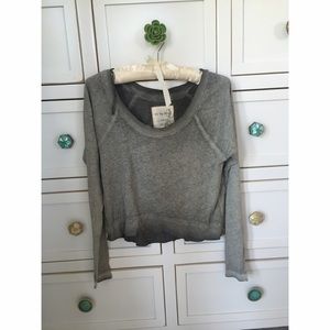 Free People grey long sleeve