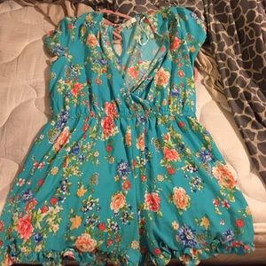 Floral plus size Romper