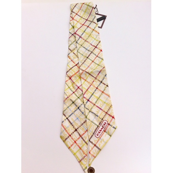 SOLD! RARE Coach Scarf - Picture 2 of 4