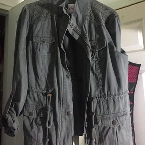 Green camp type jacket