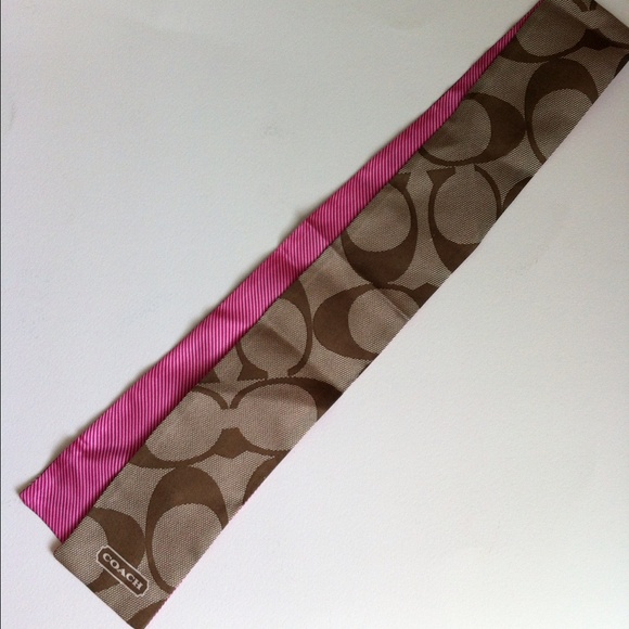 ***SOLD*** Coach Ponytail Scarf get FREE SHIPPING! - Picture 3 of 3
