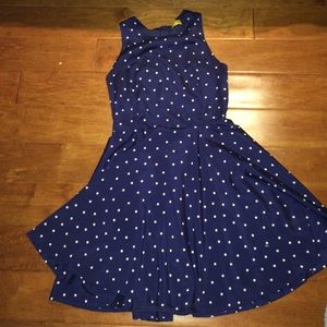 Blue Polka Dot Dress