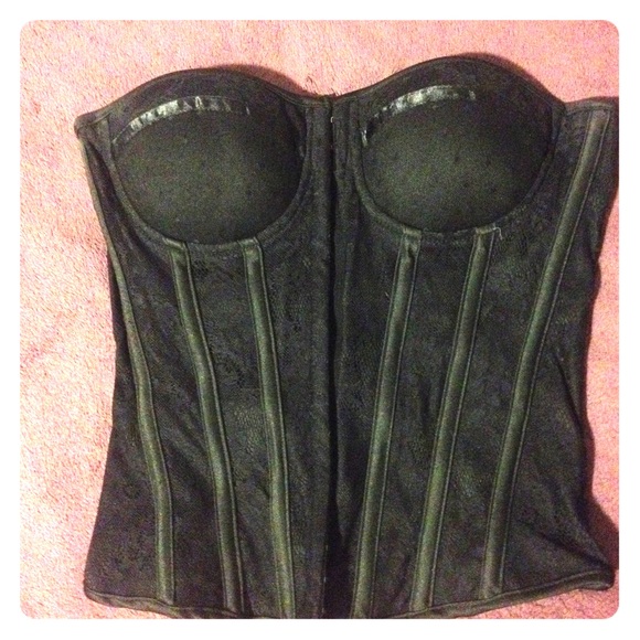Sexy black corset