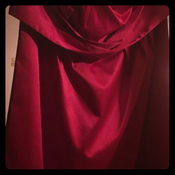 Brand New Satin Red Dress.