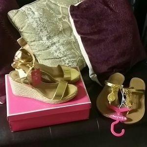 HOLD Lilly pulitzer for target sandal 2 pairs