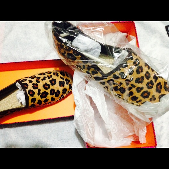 Tory Burch Flat Cheetah Shoes