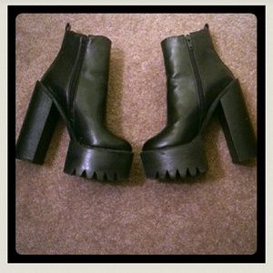 Missguided Chunky Boot Heels