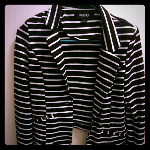 Black and White Blazer