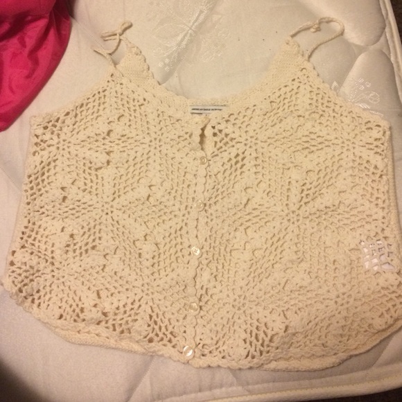 American Eagle knit crop top