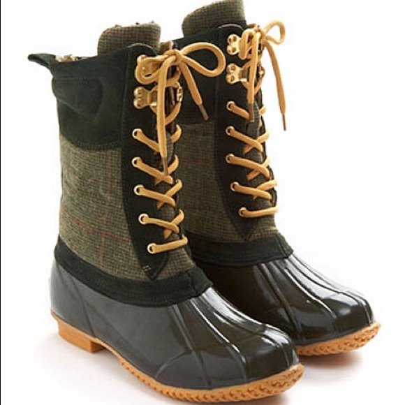 Joules Duck boots green