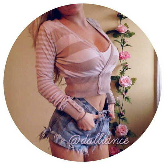 Urban Outfitters Tops - Guess Cropped Kim Cardigan Sweater