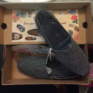 BOBS memory foam slip-on flats