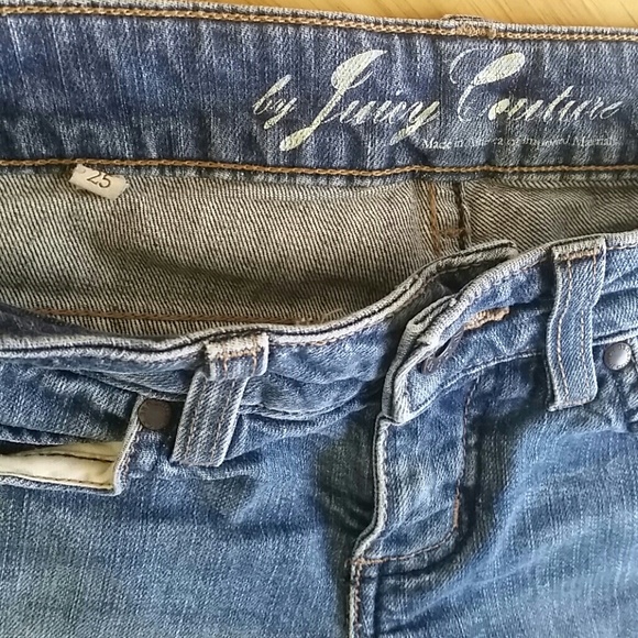 Juicy Couture Denim Shorts Sz 25 - Picture 3 of 4