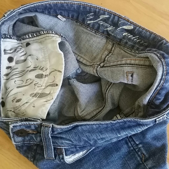Juicy Couture Denim Shorts Sz 25 - Picture 4 of 4