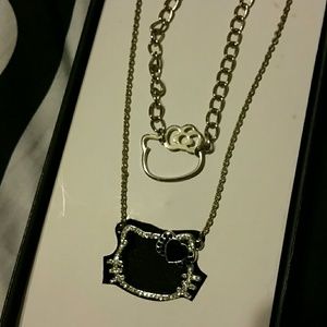 Hello Kitty Necklace & Bracelet