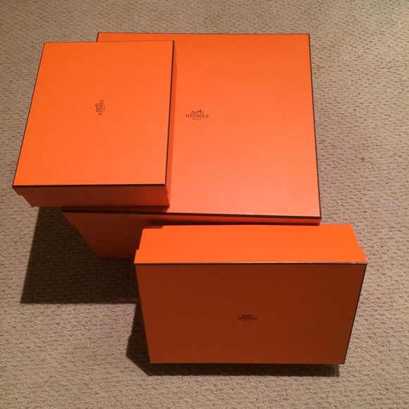 Authentic Hermes Boxes - Medium & Small