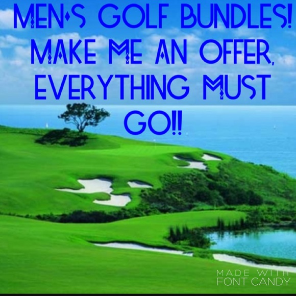 Men's golf clothes