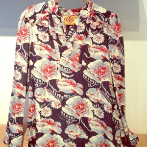 Tory Burch Printed Tunic Top - never worn!