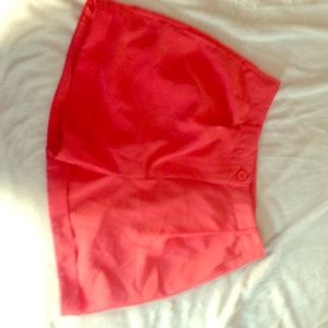 American Apparel Peach Pleated Cuff Short