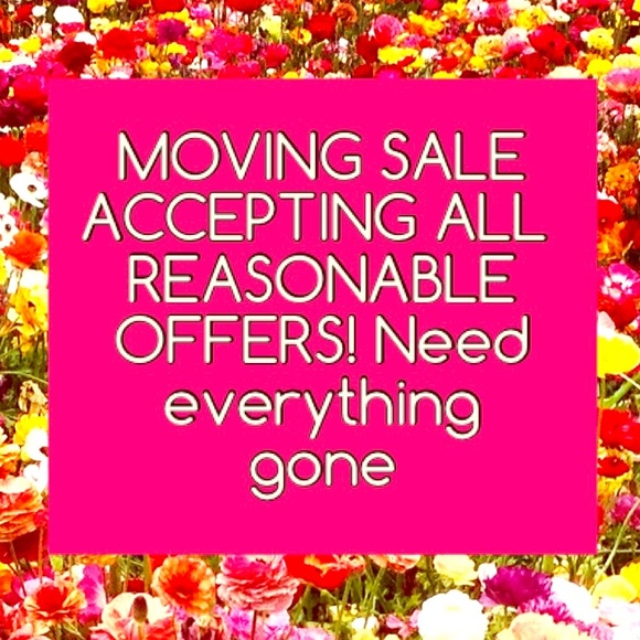 Moving sale