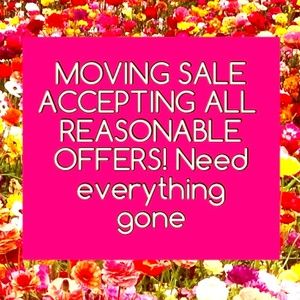 Moving sale