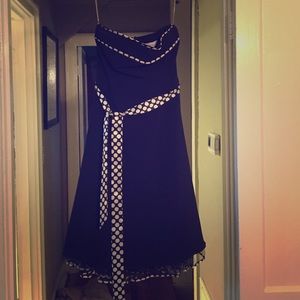 Black cocktail dress