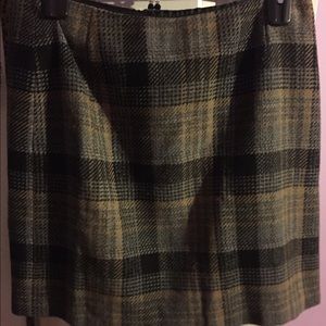 Winter wool skirt.
