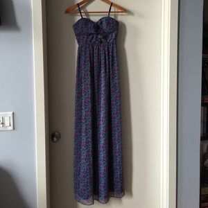 BCBC long strapless maxi dress