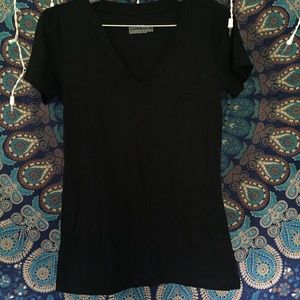 Mossimo Boyfriend Pocket Tee in Black