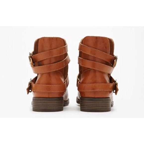 Tan Buckled Booties - Picture 4 of 6