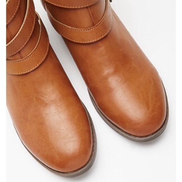 Tan Buckled Booties - Picture 6 of 6